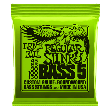 Ernie Ball Slinky Nickel Wound Bas Strings (5)