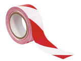 Säkerhetstejp 50mm (33m, Röd&Vit)