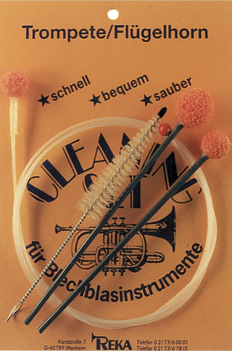 Reka rengöringsset för bleckblåsinstrument - trumpet/flugelhorn/kornett