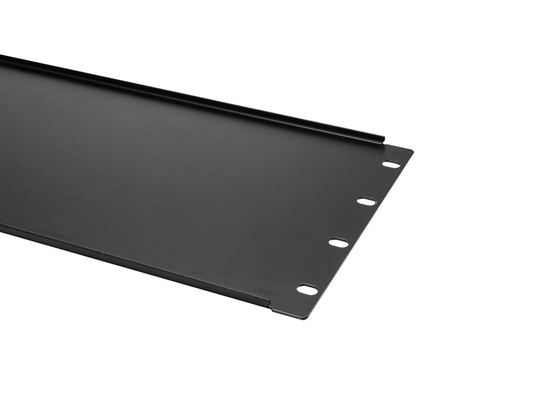 OMNITRONIC Frontpanel Z-19U-formad, stål, svart 4U