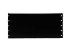 OMNITRONIC Frontpanel Z-19U-formad, stål, svart 5U
