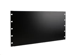 OMNITRONIC Frontpanel Z-19U-formad, stål, svart 5U
