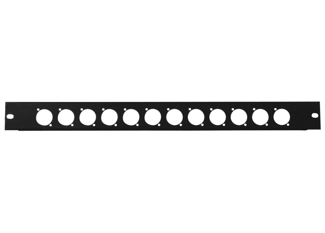 OMNITRONIC frontpanel Z-19 12 x XLR (D-type) 1U