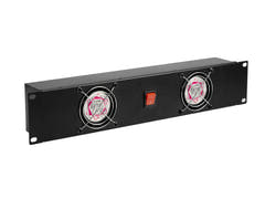 OMNITRONIC Front Panel Z-19 med 2 Fläktar wired 2U