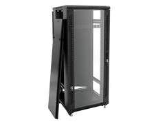 ROADINGER SSC-24 Steel Cabinet med Glasdörr 24U