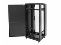 ROADINGER SSC-24 Steel Cabinet med Glasdörr 24U
