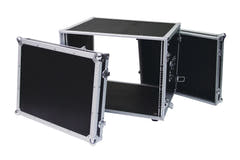 ROADINGER Effect Rack CO DD, 8U, 38cm deep, svart