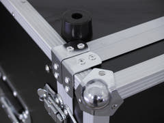 ROADINGER Effect Rack CO DD, 10U, 38 cm djup, svart