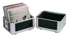 ROADINGER Record Case ALU 50/50, rundad, bk