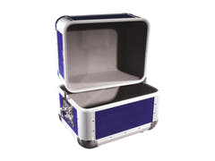 ROADINGER Record Case ALU 50/50, rundad, darkblå