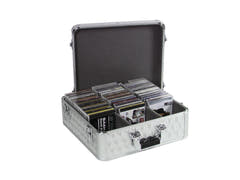 ROADINGER CD-fodral ALU polerad för 100 CDs