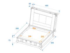 ROADINGER Laptopväska LC-13 maximalt 325x230x30 mm