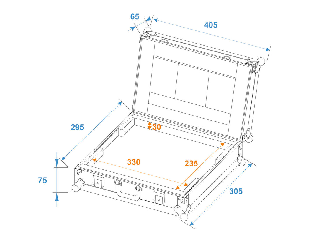ROADINGER Laptopväska LC-13 maximalt 325x230x30 mm