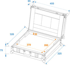 ROADINGER Laptop Case LC-15 max. 370x255x30mm