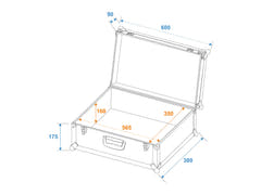 ROADINGER Universal Case Tour Pro svart