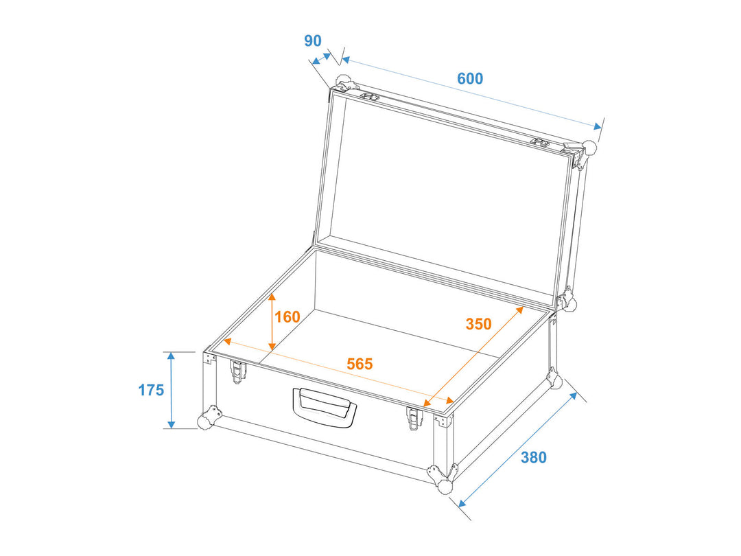 ROADINGER Universal Case Tour Pro svart