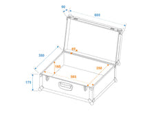 ROADINGER Universal Case Tour Lock Pro svart