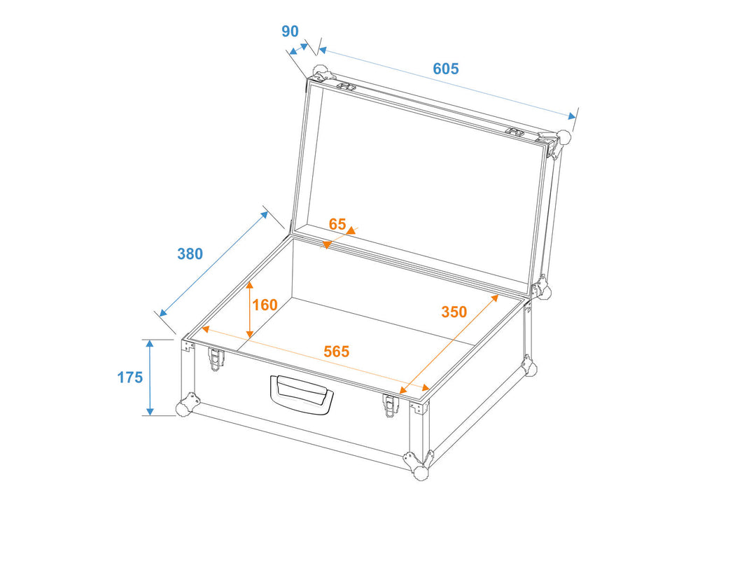 ROADINGER Universal Case Tour Lock Pro svart