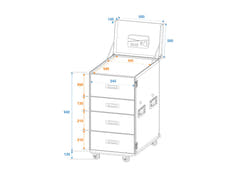 ROADINGER WDS-1 Universal Drawer Case med hjul