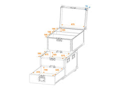 ROADINGER Universal Roadie Case med hjul