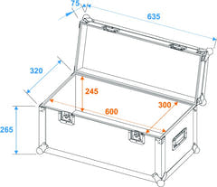Eurolite Flightcase Pro (60 x 30 x 30 cm)