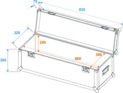 Eurolite Flightcase Pro (80 x 30 x 30 cm)