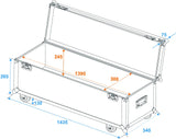 Flightcase Pro med hjul (140 x 30 x 30 cm)