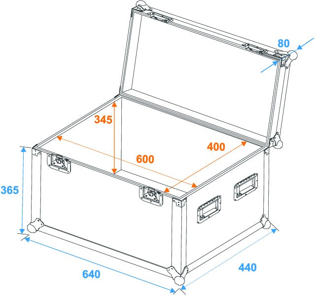 Eurolite Flightcase Pro (60 x 40 x 40 cm)