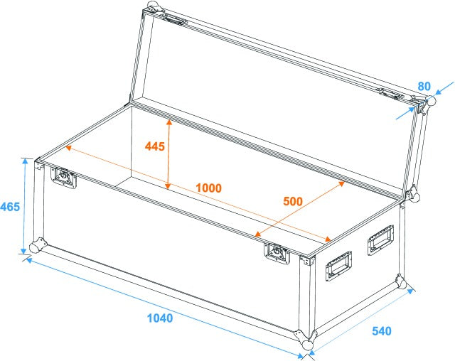 Eurolite Flightcase Pro (100 x 50 x 50 cm)