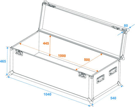 Eurolite Flightcase Pro (100 x 50 x 50 cm)