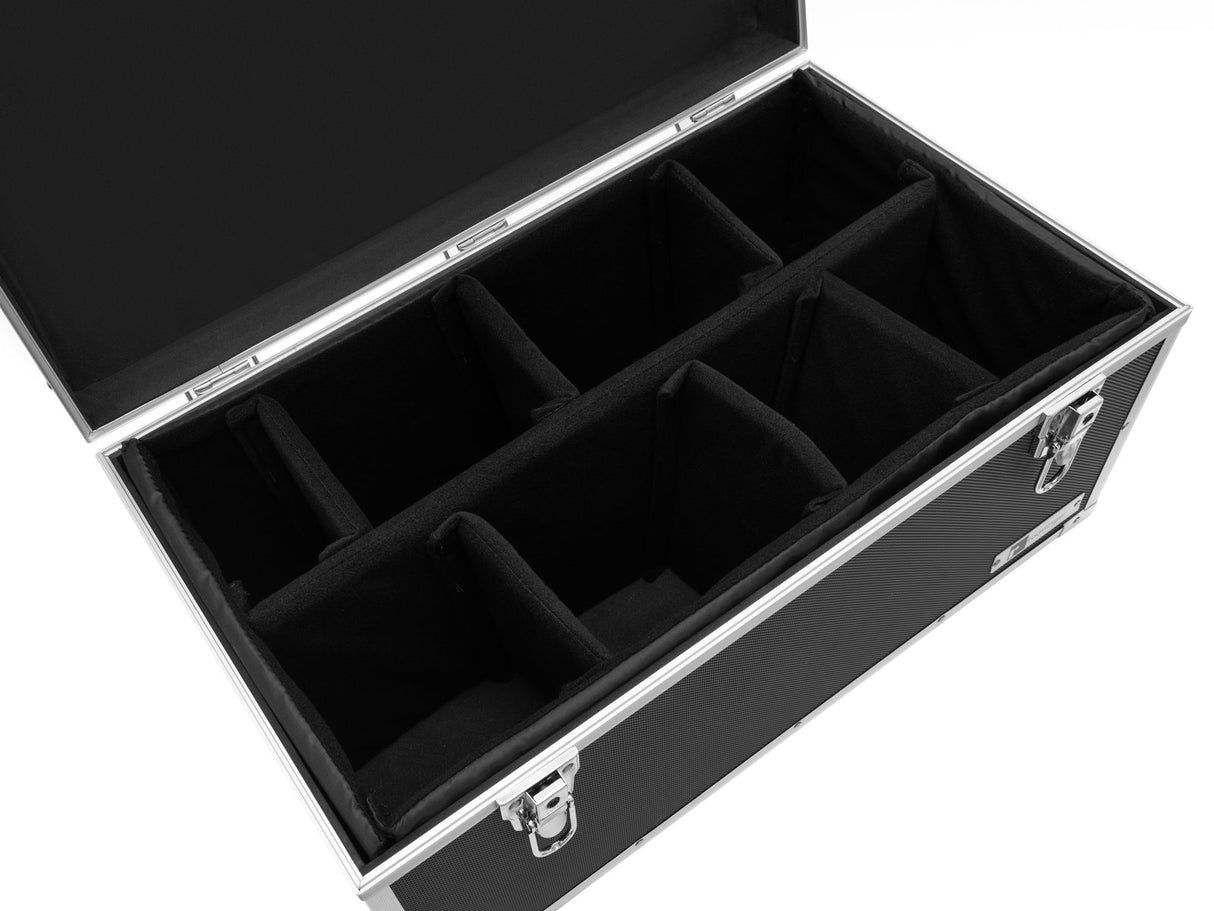 Roadinger Flightcase med skumvägg (53,8 x 29 x 28 cm)