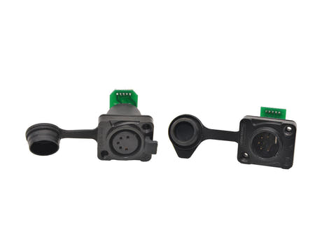 EUROLITE IP XLR Plug/Socket 5-pin