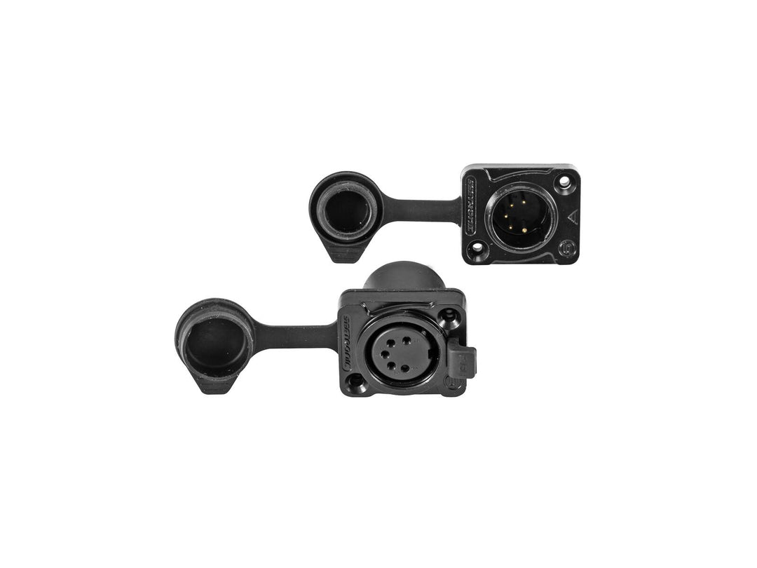 EUROLITE IP XLR set plug/socket 5-pin för LED IP PIX Strobe RGB CW+WW