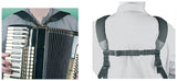 Neotech Accordion Harness, böjd sele med kryssrem, 78,7 till 139,7 cm