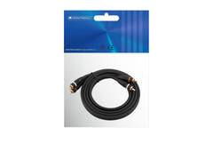 OMNITRONIC RCA-kabel 2x2 jord 1,5m