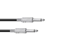 OMNITRONIC Jackkabel 6,3 mono 6m bk