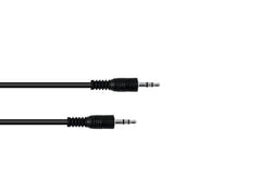 OMNITRONIC Jack-kabel 3.5 stereo 1.5 m bk