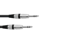 OMNITRONIC Jackkabel 6.3 stereo 1m bk ROAD