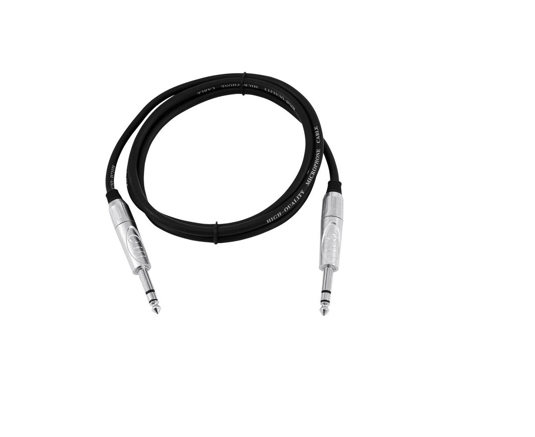 OMNITRONIC Jackkabel 6.3 stereo 1m bk ROAD