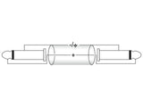 OMNITRONIC Speaker Cable Jack 2x1.5 1.5m bk