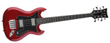 Hagstrom H8II 8-strängad bas Wild Cherry Transparent