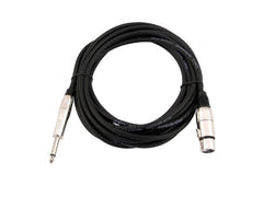 OMNITRONIC Adapterkabel XLR(F)/Jack mono 5m bk