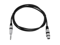 OMNITRONIC adapterkabel XLR(F)/Jack stereo 2 m bk