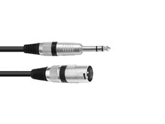 OMNITRONIC adapterkabel XLR(M)/Jack stereo 5 m bk