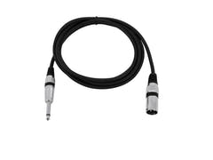 OMNITRONIC Adapterkabel XLR(M)/jack mono 2m bk