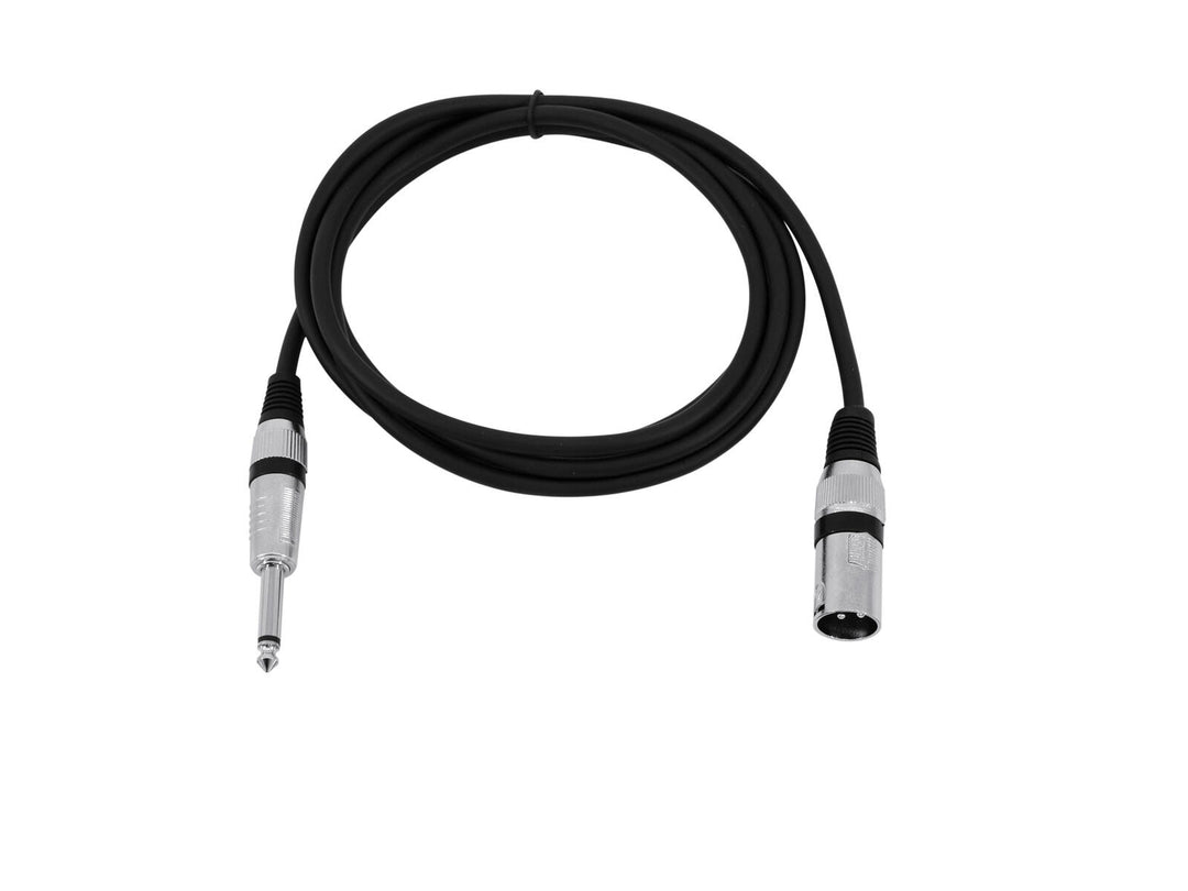 OMNITRONIC Adapterkabel XLR(M)/jack mono 2m bk