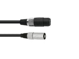 OMNITRONIC Adapter Cable Speaker(F)/XLR(M) 1m bk