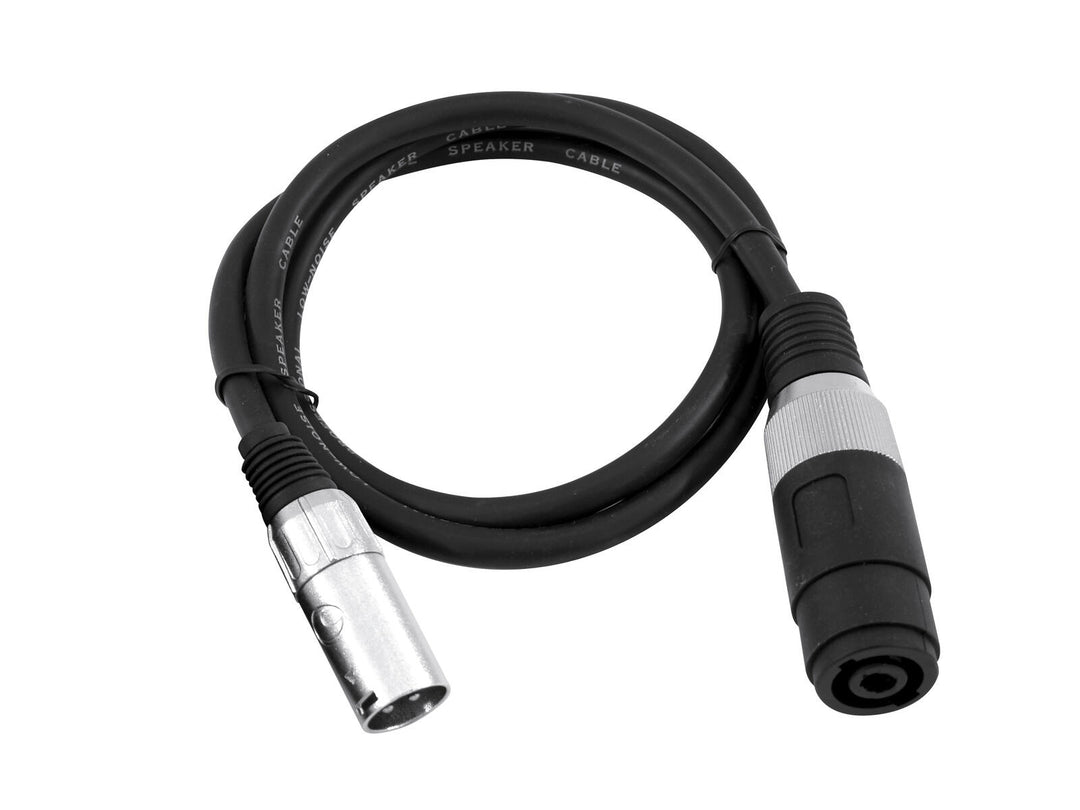 OMNITRONIC Adapterkabel högtalare(F)/XLR(M) 1 m bk