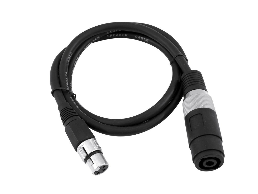 OMNITRONIC Adapterkabel Speaker(F)/XLR(F) 1m bk