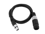 OMNITRONIC Adapter Cable Speaker(F)/XLR(F) 1m bk